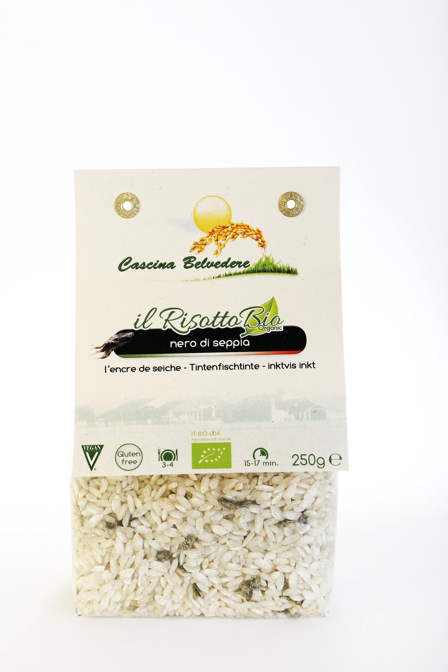 CASCINA BELVEDERE - RISOTTO BIOLOGICO AL NERO DI SEPPIA