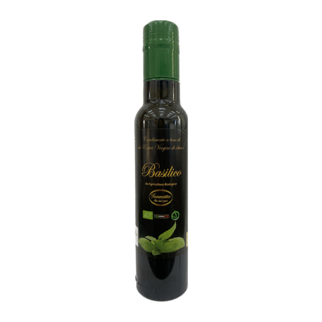 Olio Aromatizzato al Basilico Bio 100ml/250ml