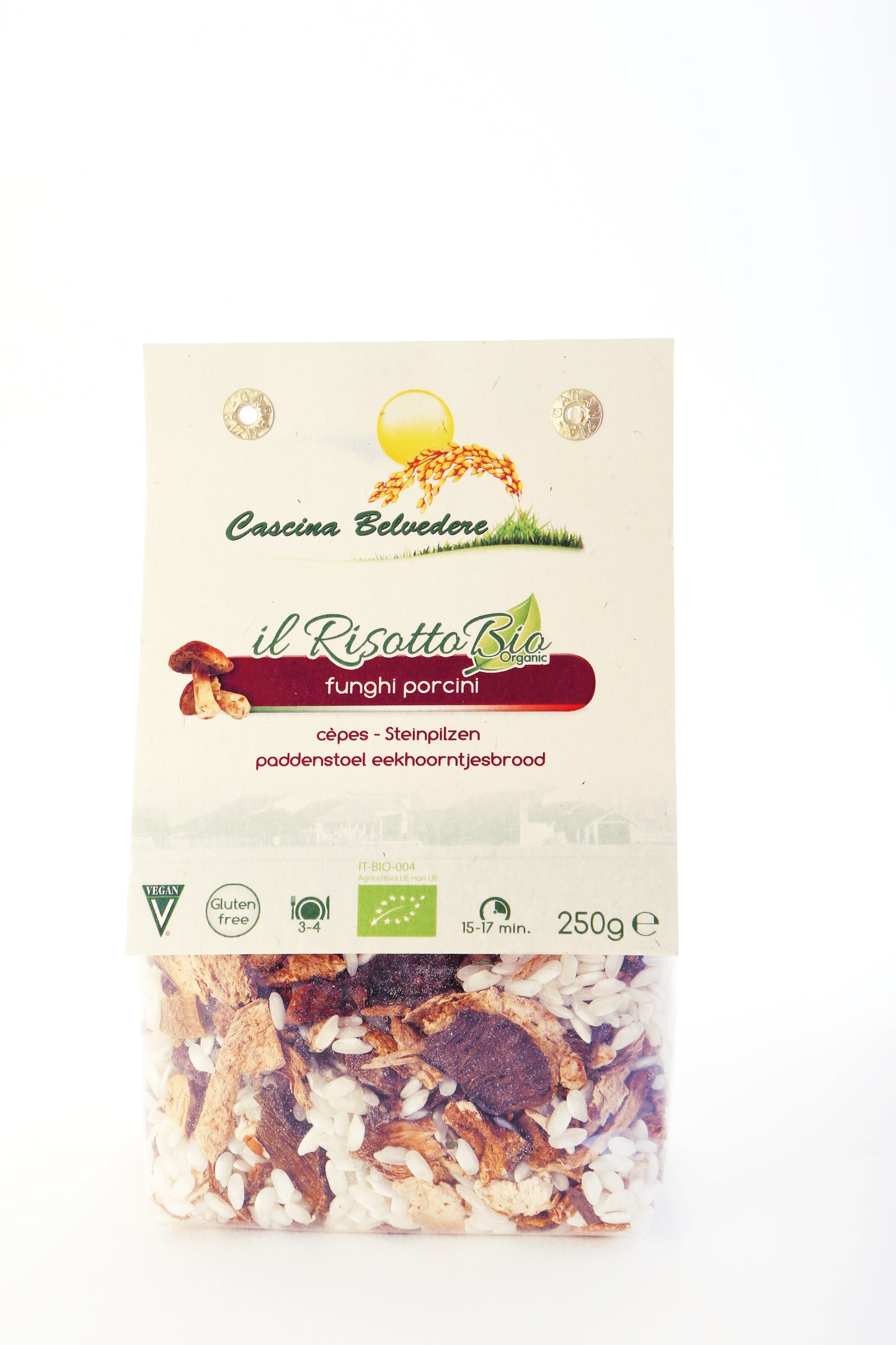 CASCINA BELVEDERE - RISOTTO BIOLOGICO AI FUNGHI PORCINI