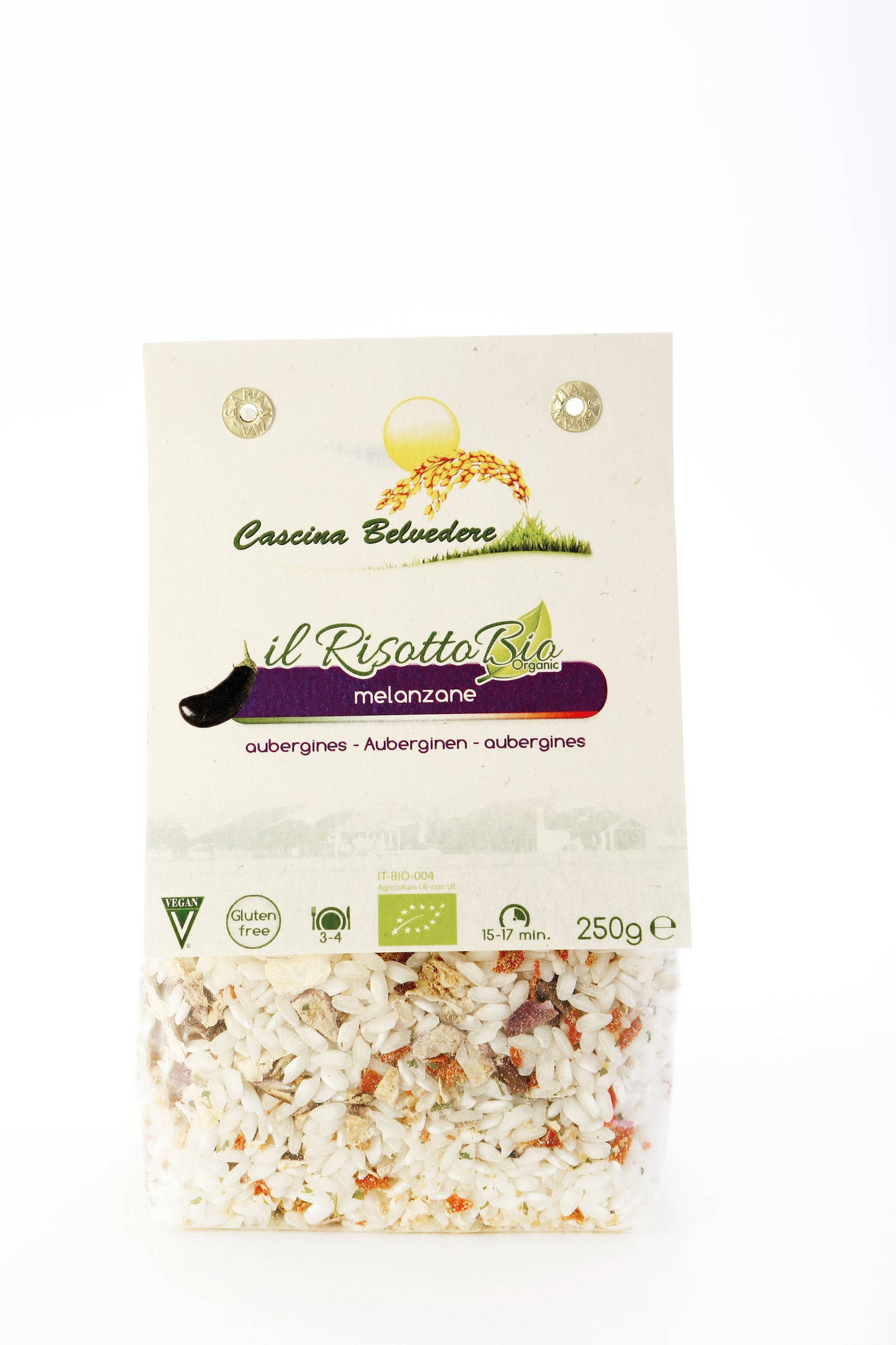 CASCINA BELVEDERE - RISOTTO BIOLOGICO ALLE MELANZANE