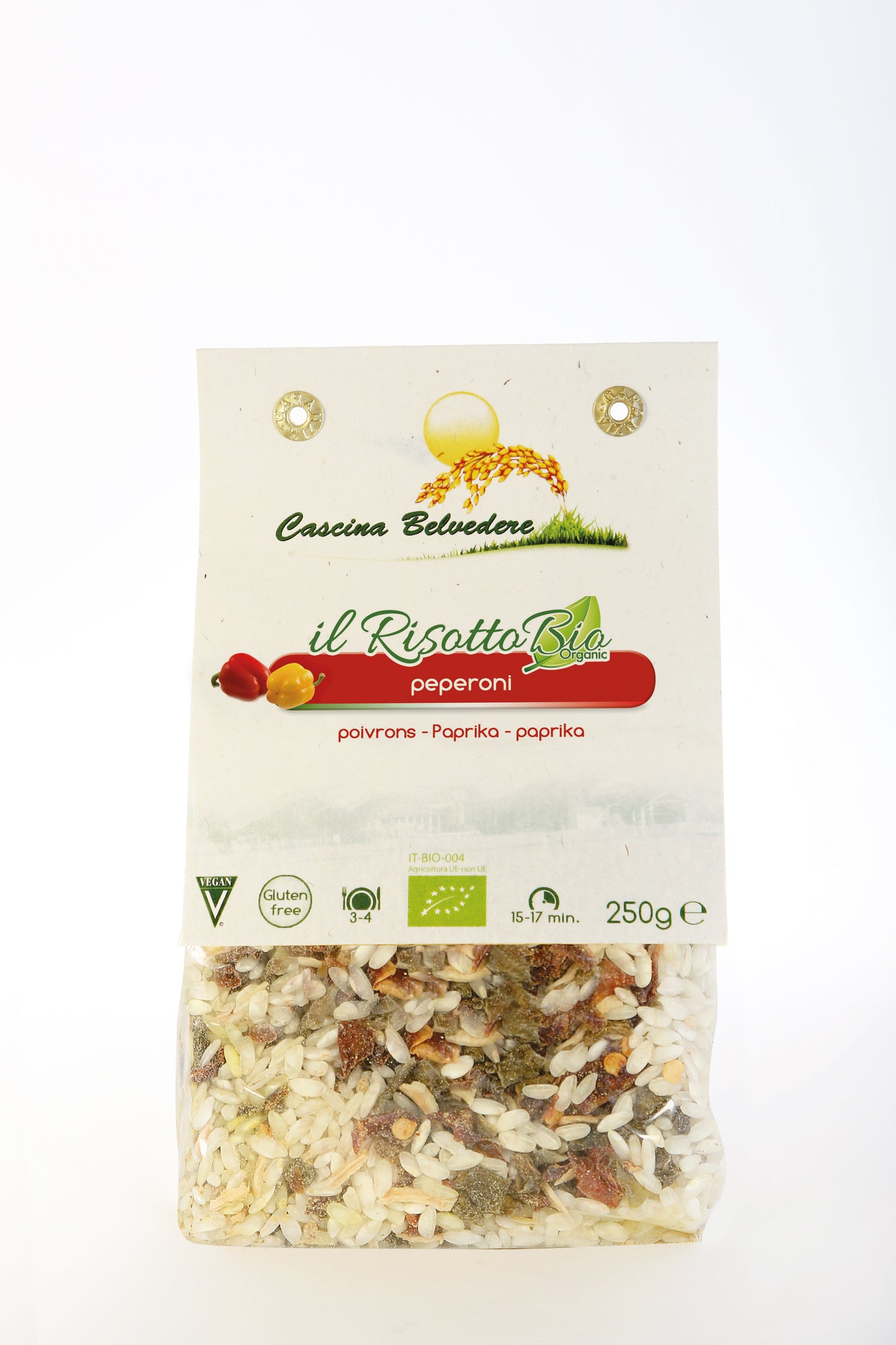 CASCINA BELVEDERE - RISOTTO BIOLOGICO AI PEPERONI ORGANIC