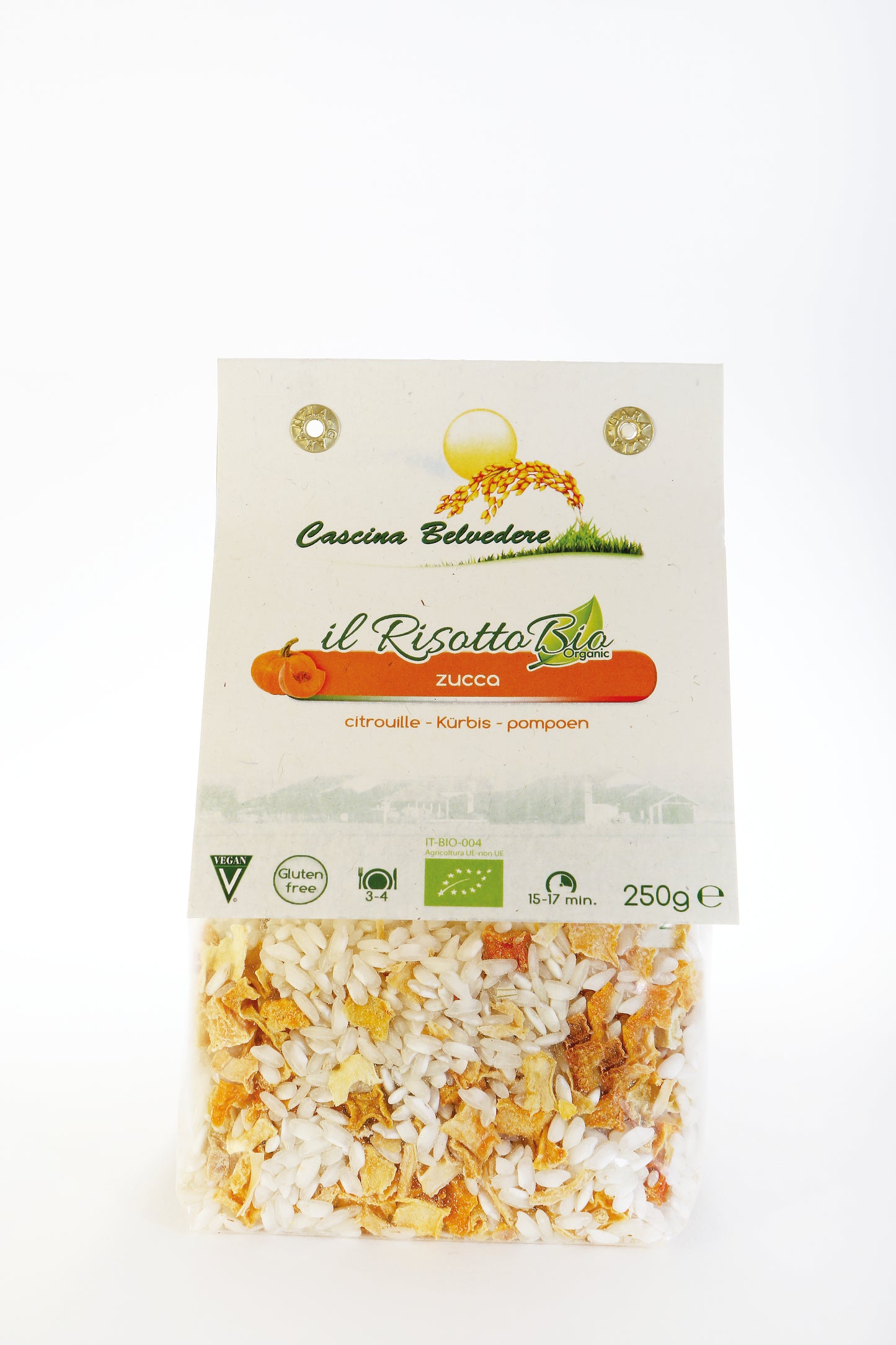 CASCINA BELVEDERE - RISOTTO BIOLOGICO ALLA ZUCCA ORGANIC
