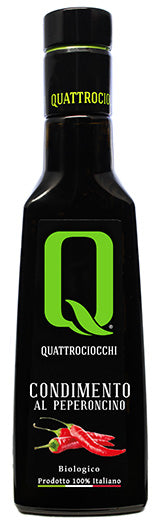 Condimento a base di Olio Extra Vergine di Oliva e aroma naturale di peperoncino Bio 250 ml