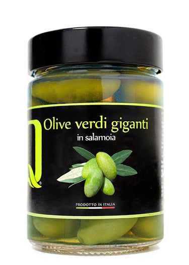 Olive verdi giganti in salamoia 500g