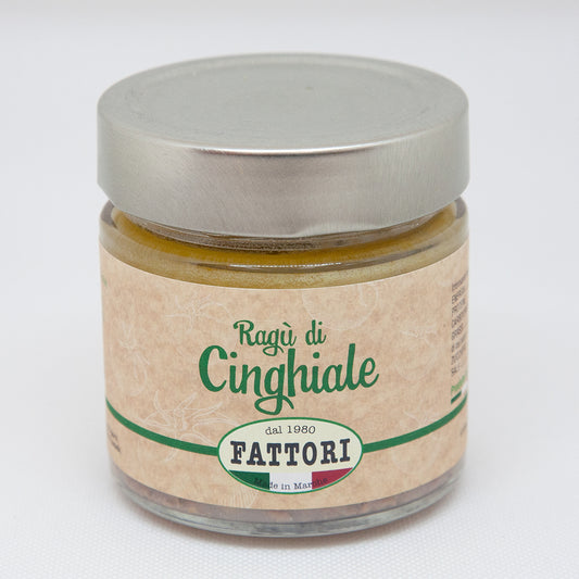 Ragù Bianco di Cinghiale 200g