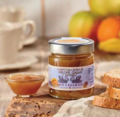 Confettura Extra di Melone Giallo e Zenzero Bio 200g