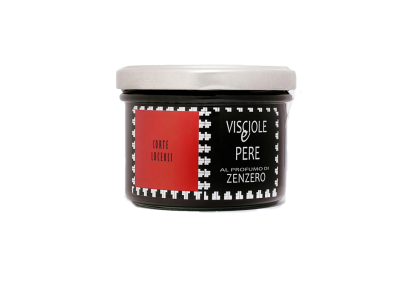 Composta Visciole e Pere al profumo di Zenzero 250 g.