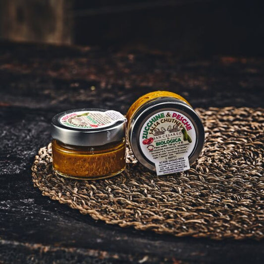 Salsa Chutney Pesca e Zucchine Bio 200 g.